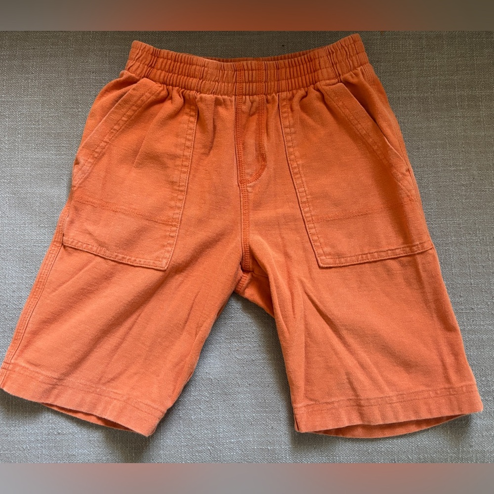 Tea Collection Orange Playwear Shorts, Size 7